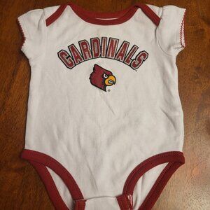 Team Athletics ~ Sz 3-6m ~ U of L ~ One Piece Outfit ~ NWOT